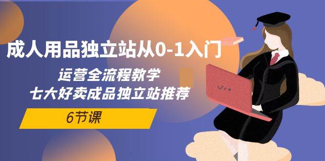 （10082期）成人用品独立站从0-1入门，运营全流程教学，七大好卖成品独立站推荐-6节课