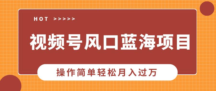 （13945期）视频号风口蓝海项目，中老年人的流量密码，操作简单轻松月入过万